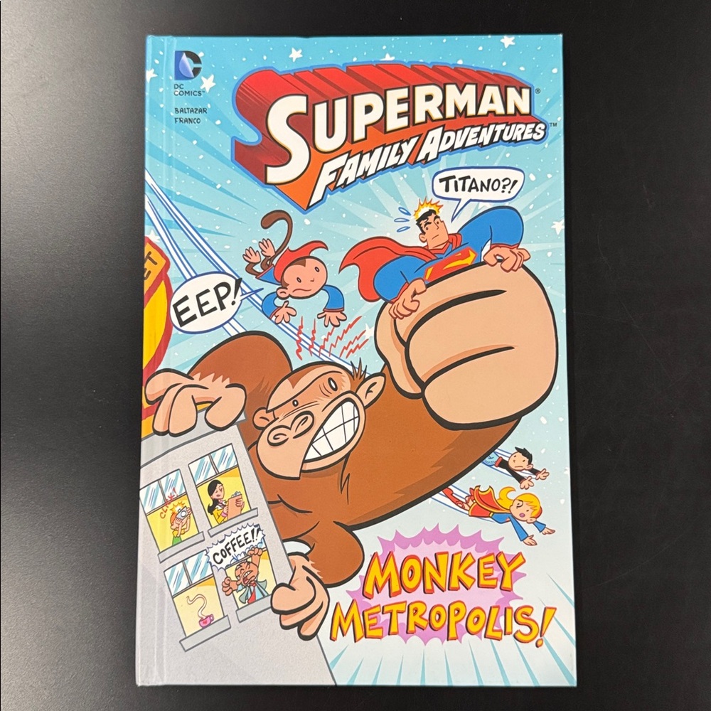 Superman Family Adventures #4: Monkey Metropolis! - Hardcover Comic Book